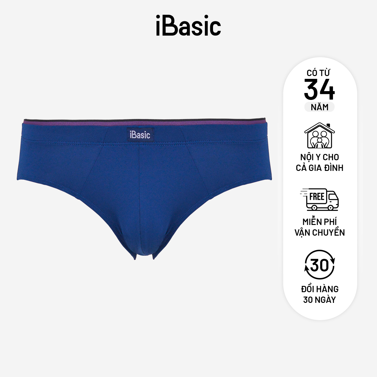 Quần lót nam thun lạnh brief iBasic PANM114