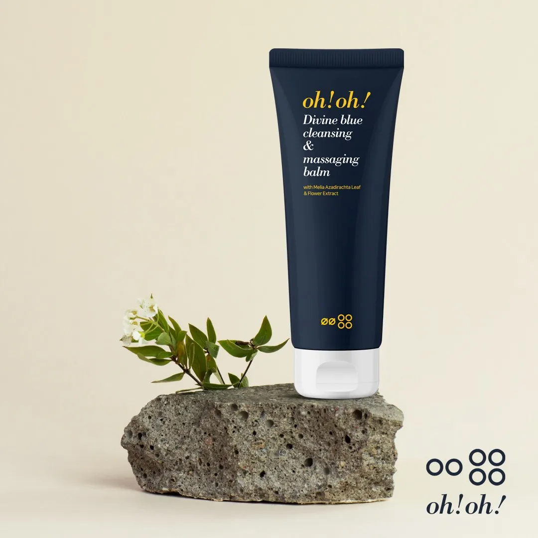 Bộ đôi Sáp Tẩy Trang oh!oh! Divine Blue Cleansing & Massaging Balm (2x150ml)
