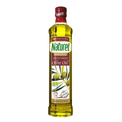 Dầu olive siêu nguyên chất hữu cơ hiệu Naturel 500ml