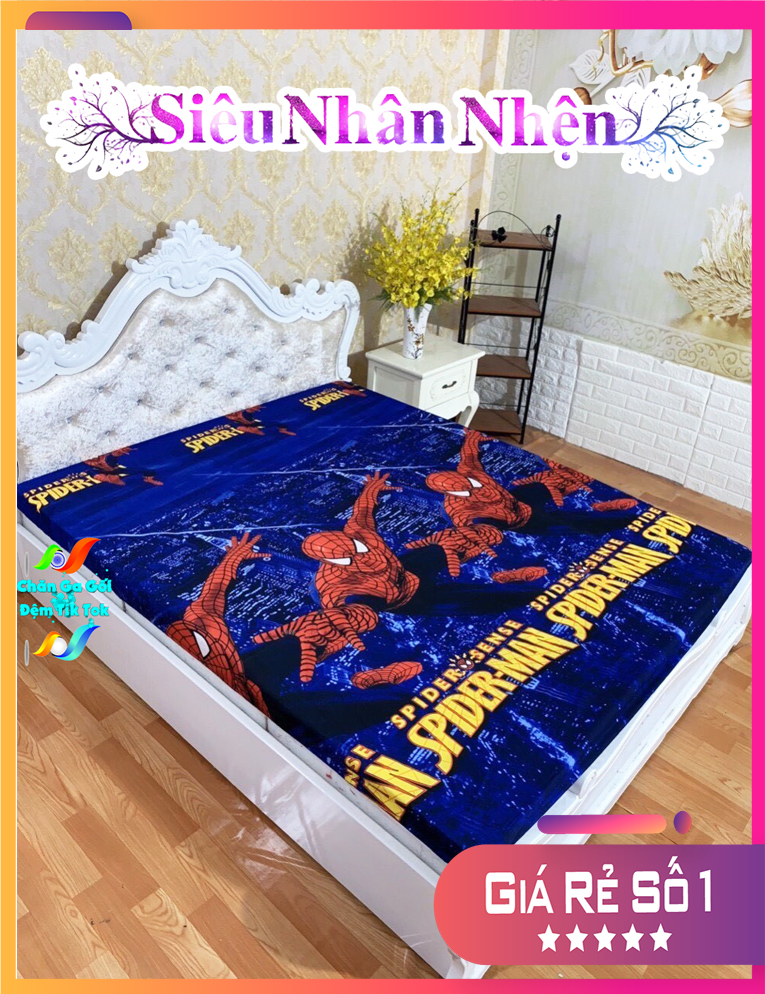 Ga Giường Siêu Nhân Nhện dành cho các Bé - Đủ mọi kích thước
