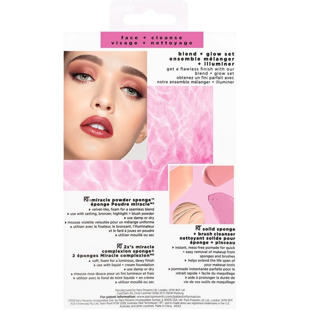 [HCM]Bộ Mút Trang Điểm Real Techniques Blend Glow Set
