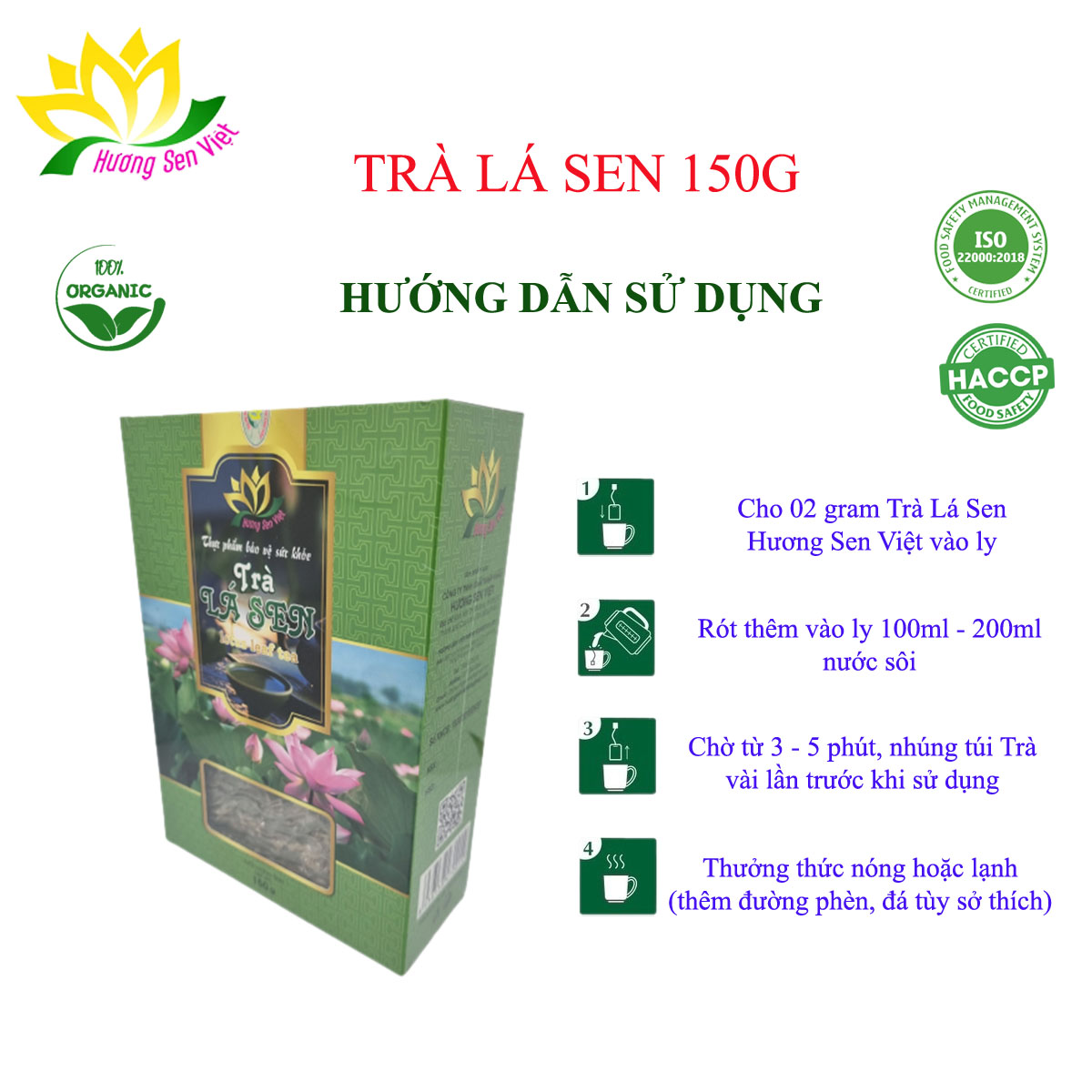 TRÀ LÁ SEN - CTY HƯƠNG SEN VIỆT