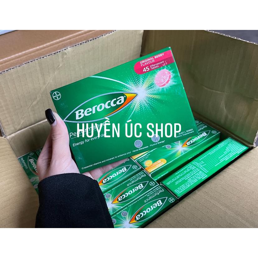 Viên C sủi bổ sung Vitamin Berocca Performance 45V