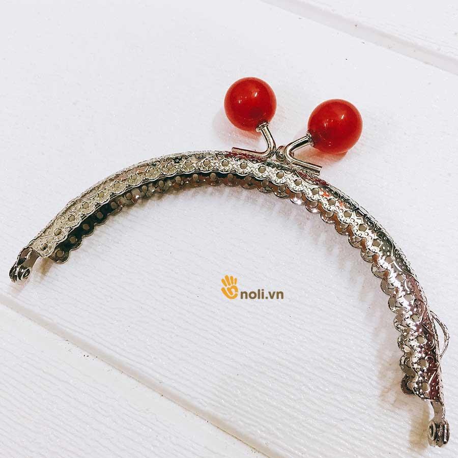 Pearl bag frame for handmade handbags