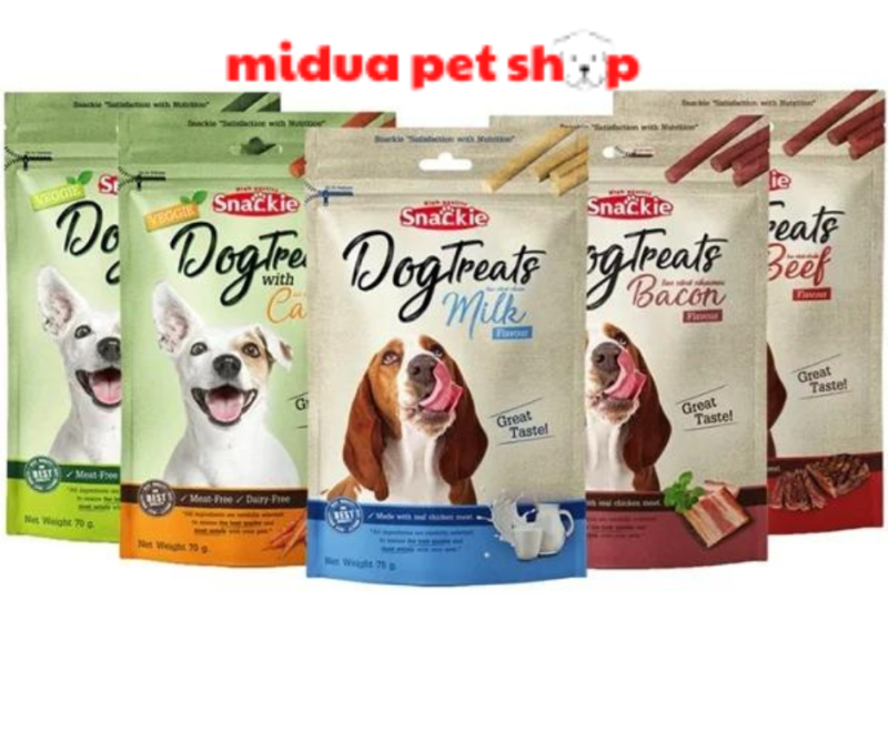 Snack cao cấp cho chó Dog Treats Snackie 70g- NK Thailand