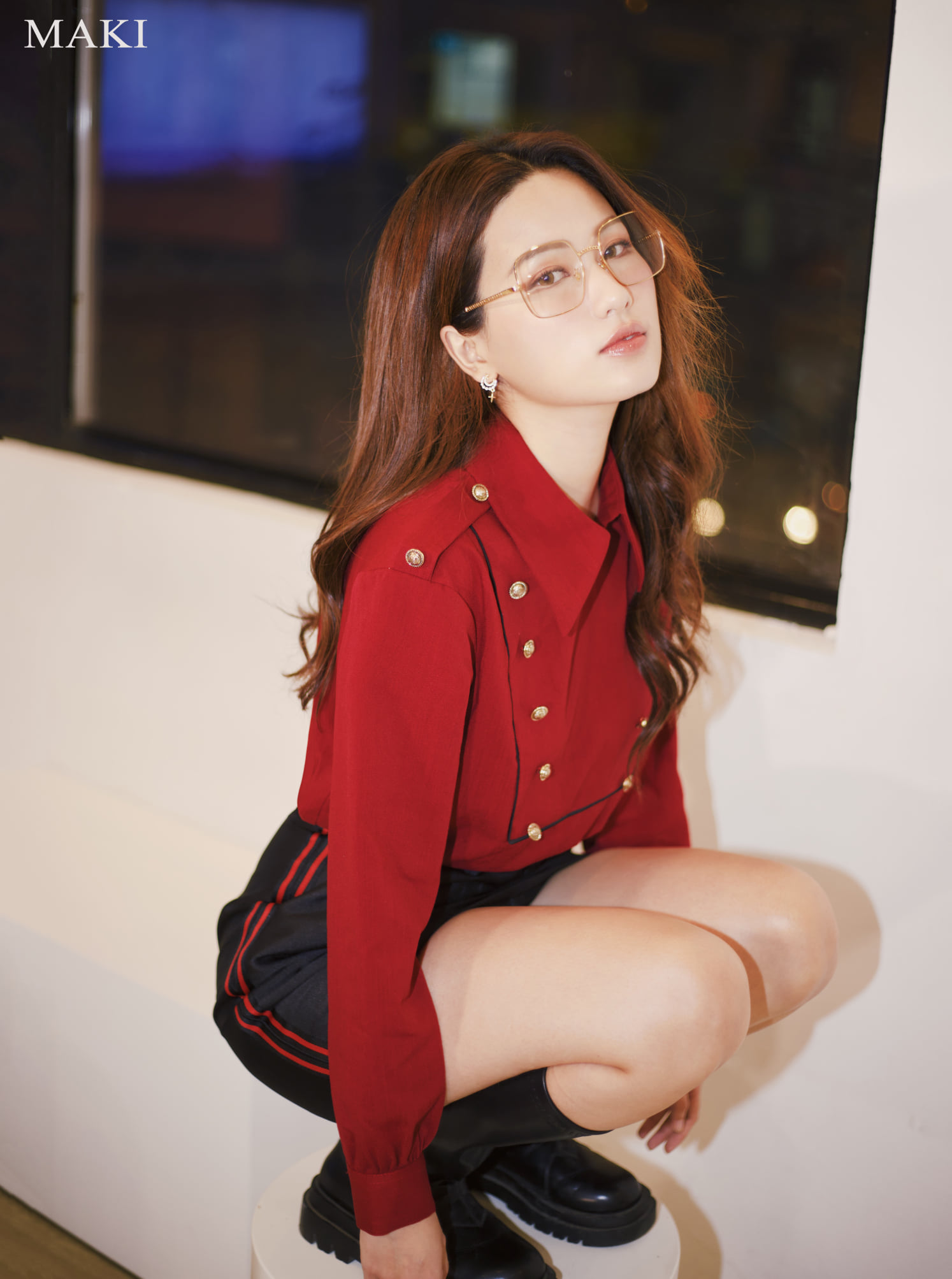 MAKI - Lost Love Shirt - Áo đỏ
