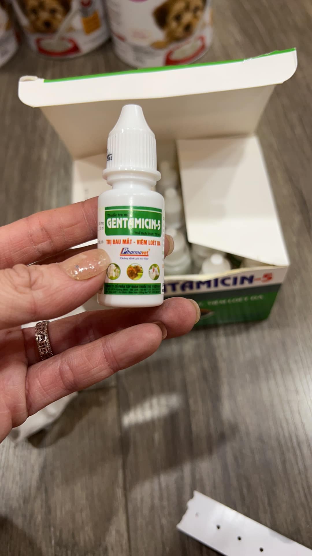 Nhỏ mắt lọ 10ml Gentamicin-5