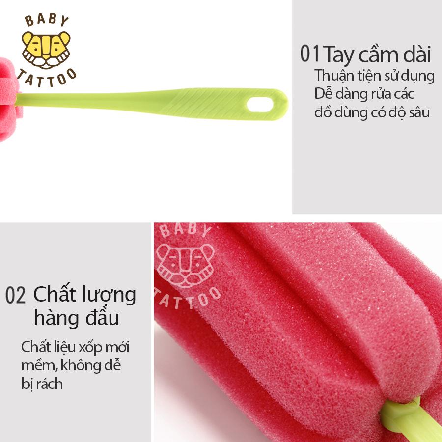 [HCM]Dụng cụ rửa ly đầu mút bọt biển