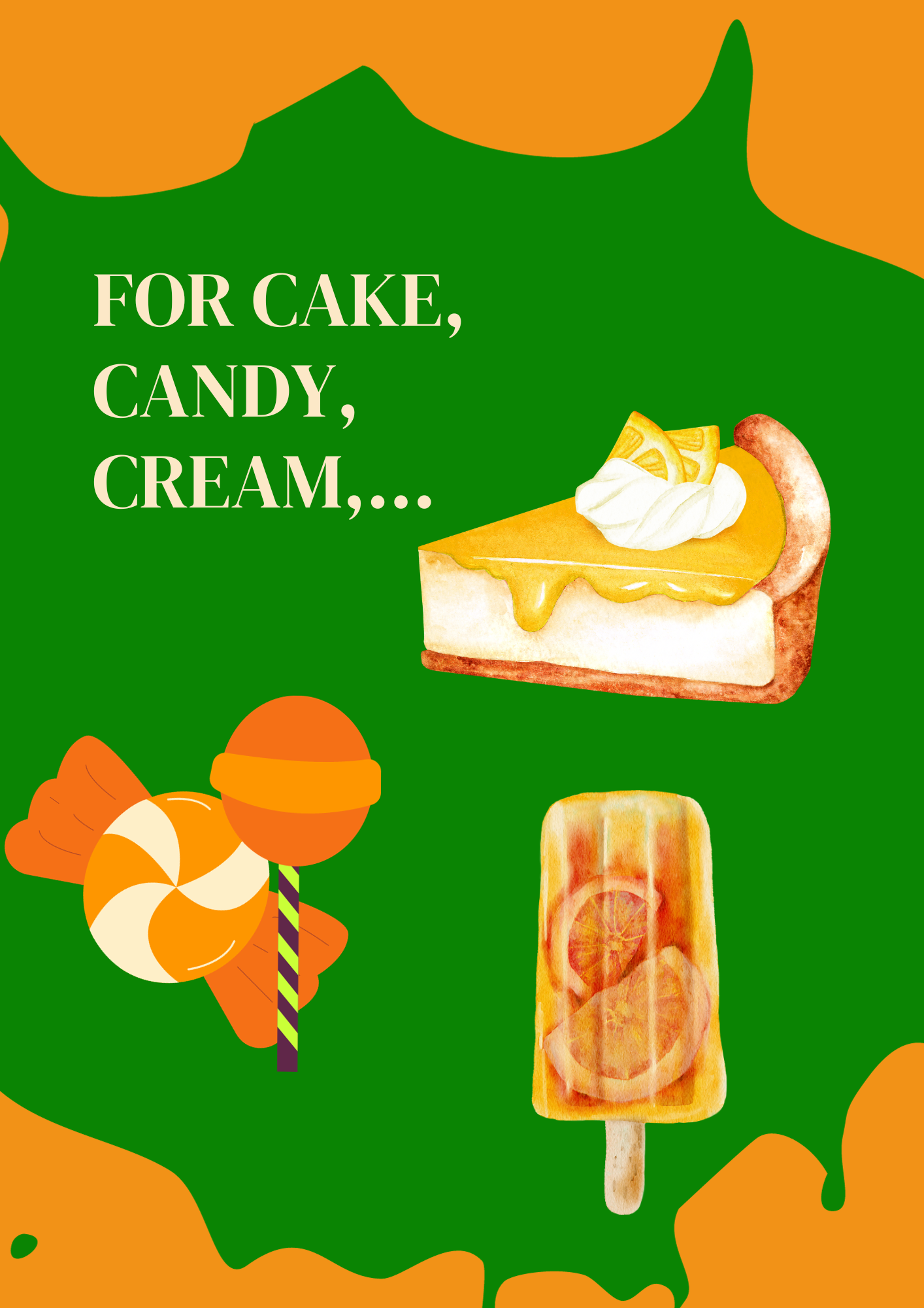 Hương liệu Cam Nguyên Chất – Orange Flavour 100ml – Hương Tự Nhiên, Thơm Dịu, dùng sản xuất thực phẩm, bánh, kẹo, kem