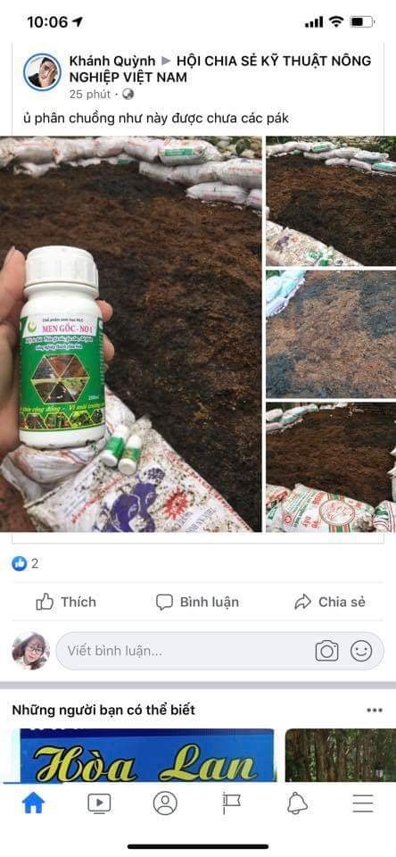 CHẾ PHẨM MEN GỐC NO1 ( CHUYÊN Ủ PHÂN HỮU CƠ )