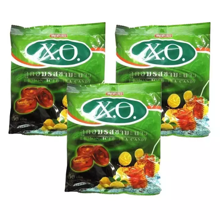 Kẹo X.O hương trà chanh (50 viên/110g)