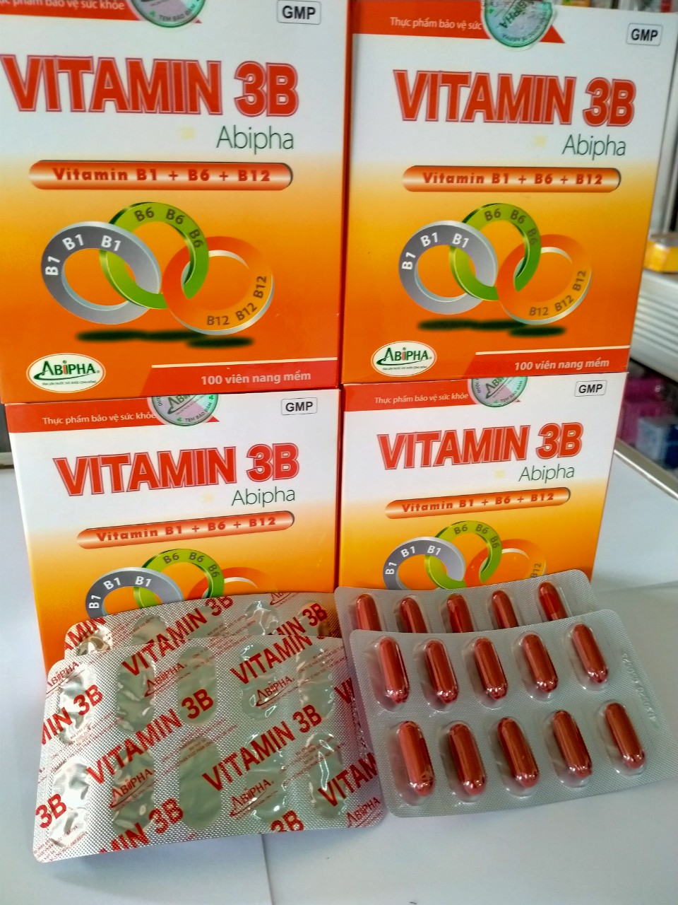 VITAMIN 3B Abipha Hộp 100 viên