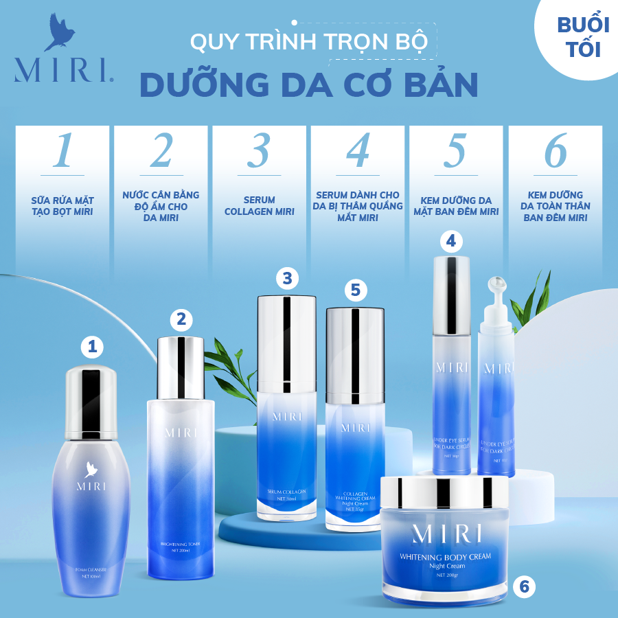 Kem Dưỡng Da Mặt Ban Đêm MIRI (35gr)
