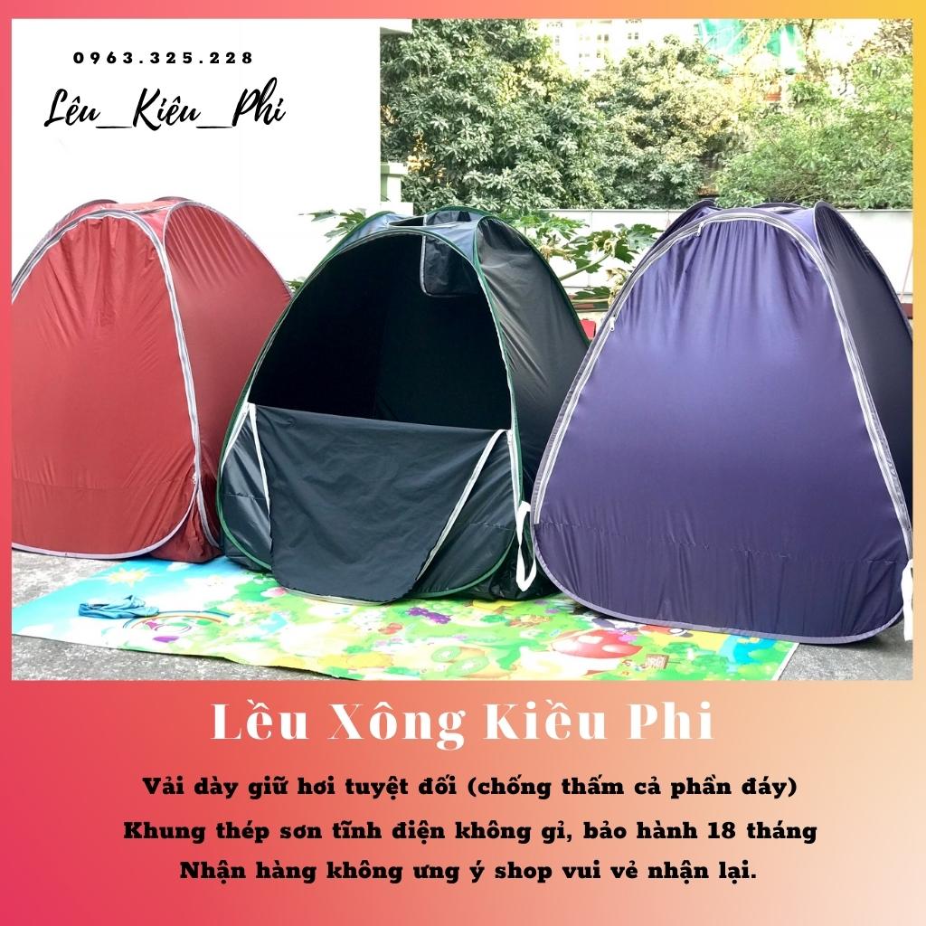 Lều xong hơi cao cấp chui đầu - Lều xông hơi sau sinh tự bung cao cấp giá rẻ tại nhà khung không han gỉ bảo hành 18 tháng