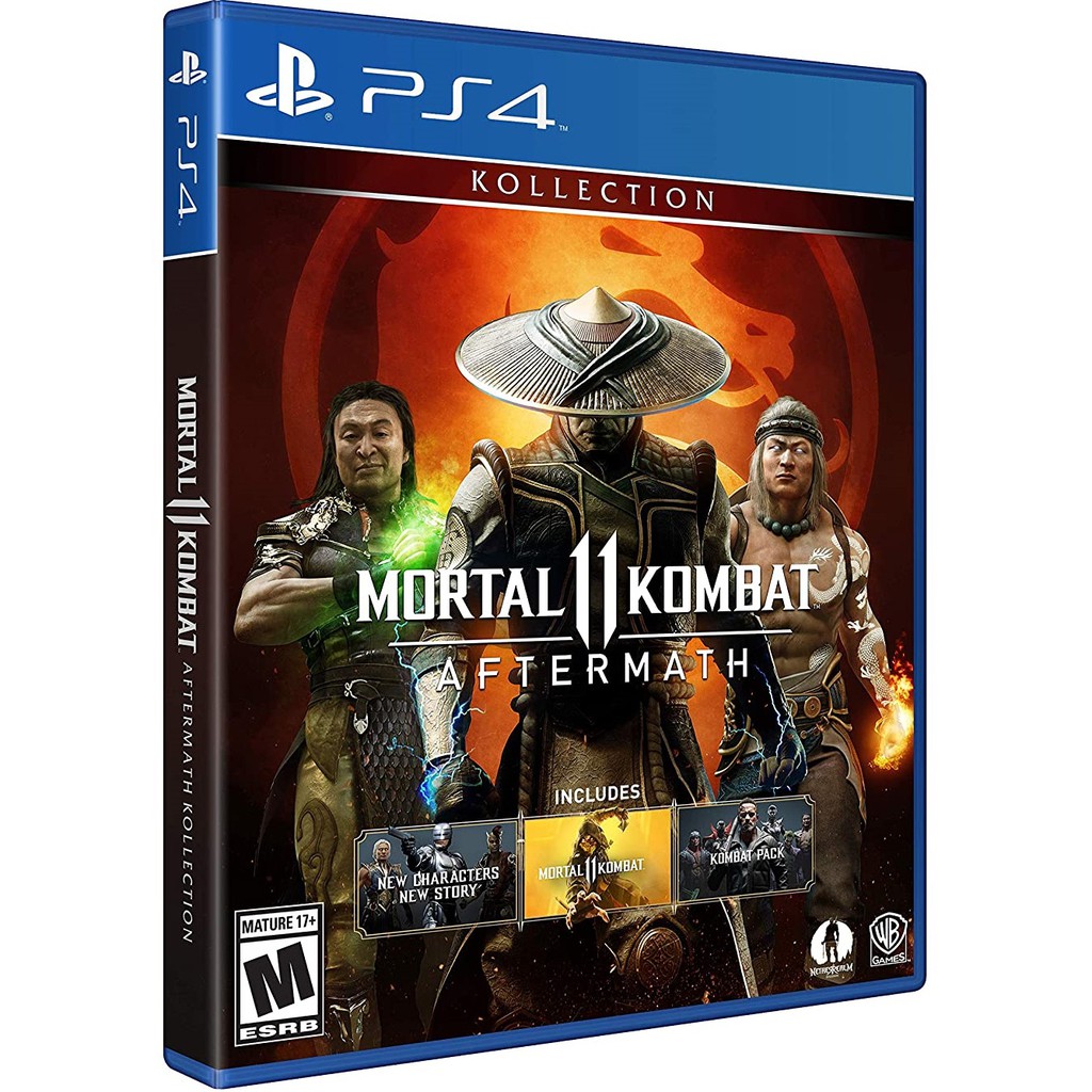 Đĩa game Ps4 Ps5 Mortal Kombat 11 Aftermath Mortal Kombat 11 Ultimate