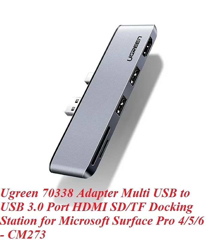 [HCM]Ugreen 70338 bộ chuyển docking cho surface pro 4-5-6 CM273