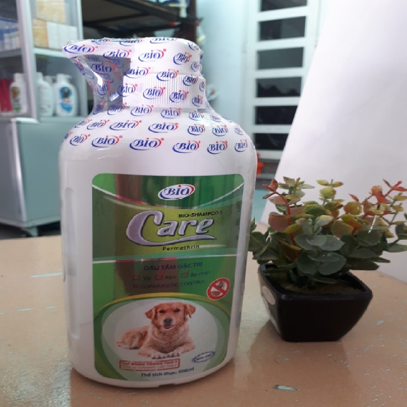 Dầu tắm tri ve rận bọ chét Bio Care 500ml