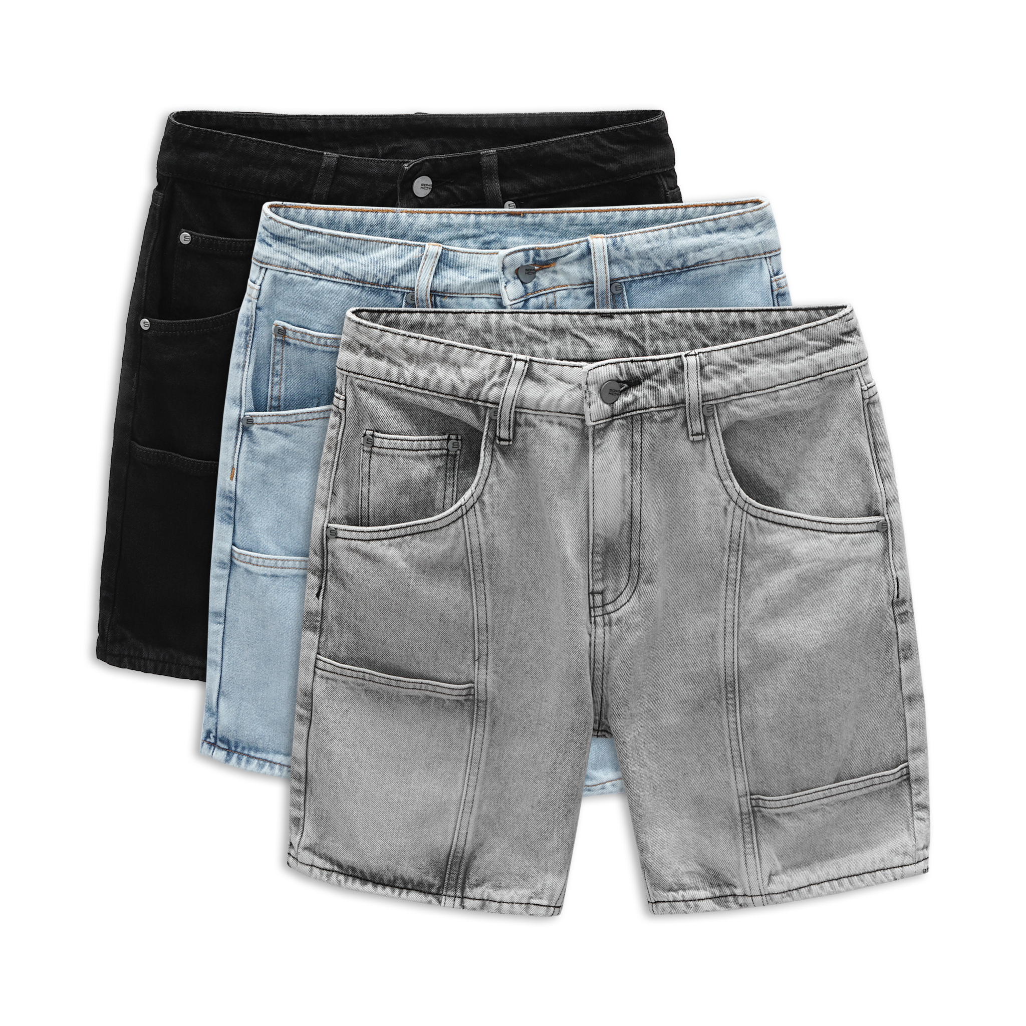 Quần Short Nam SlimStraight Jean , QD003495_SOMEHOW