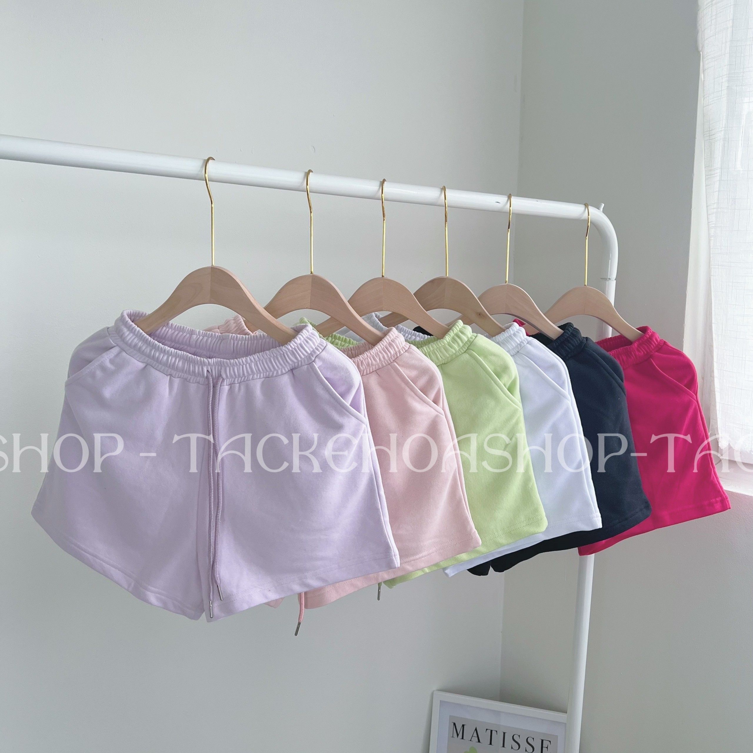 [QUẦN SHORT THUN NỮ] CHẤT LIỆU NỈ / LƯNG THUN/ QUẦN ĐÙI NỮ/FREESIZE