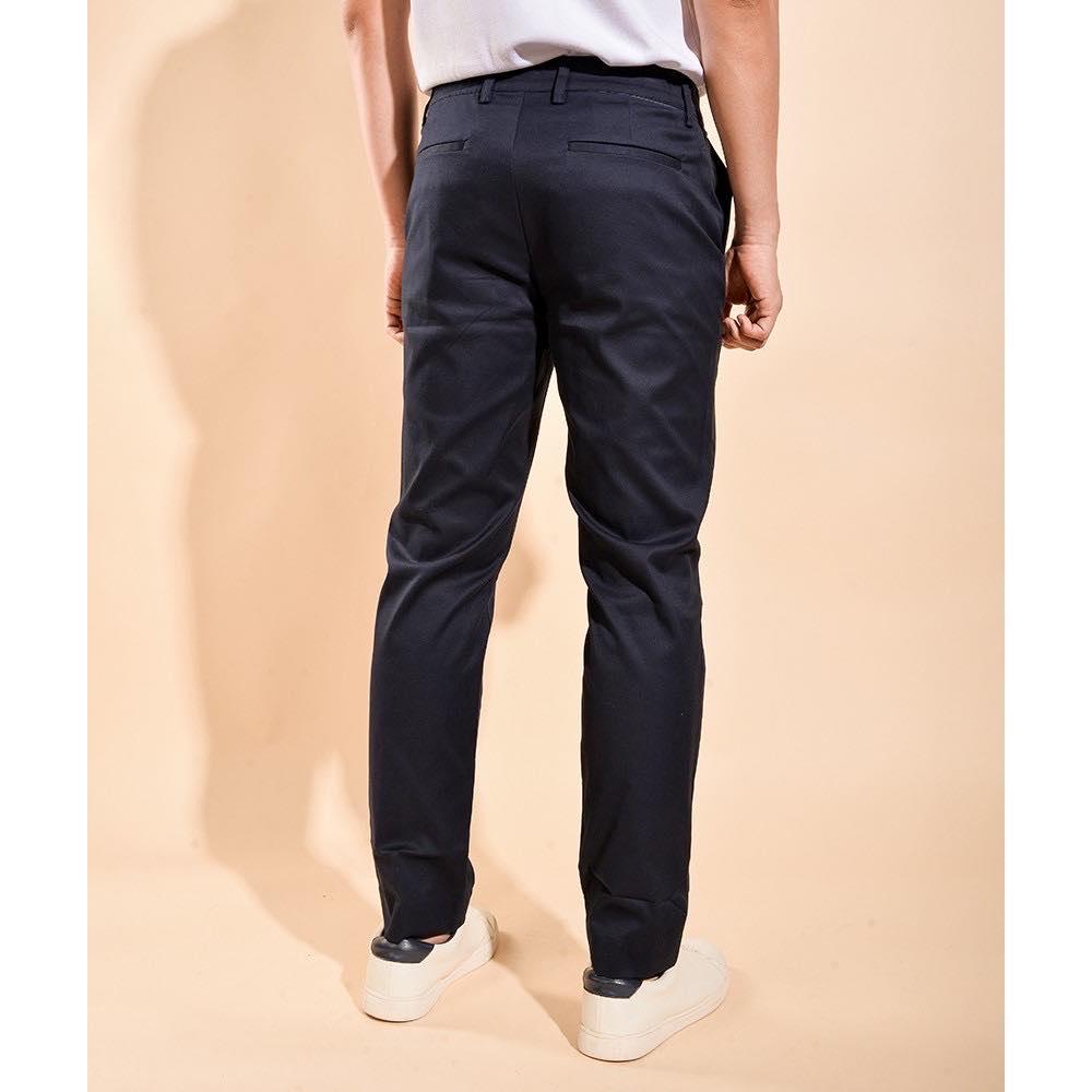 ROUTINE Quần kaki nam cotton co giãn 10F19PCA005 Navy