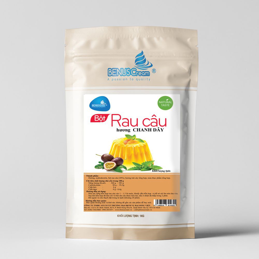 Bột Rau Câu Pha Sẵn BENUSCream - 1kg/ Túi