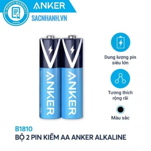 Pin kiềm Alkaline ANKER AAA/AA
