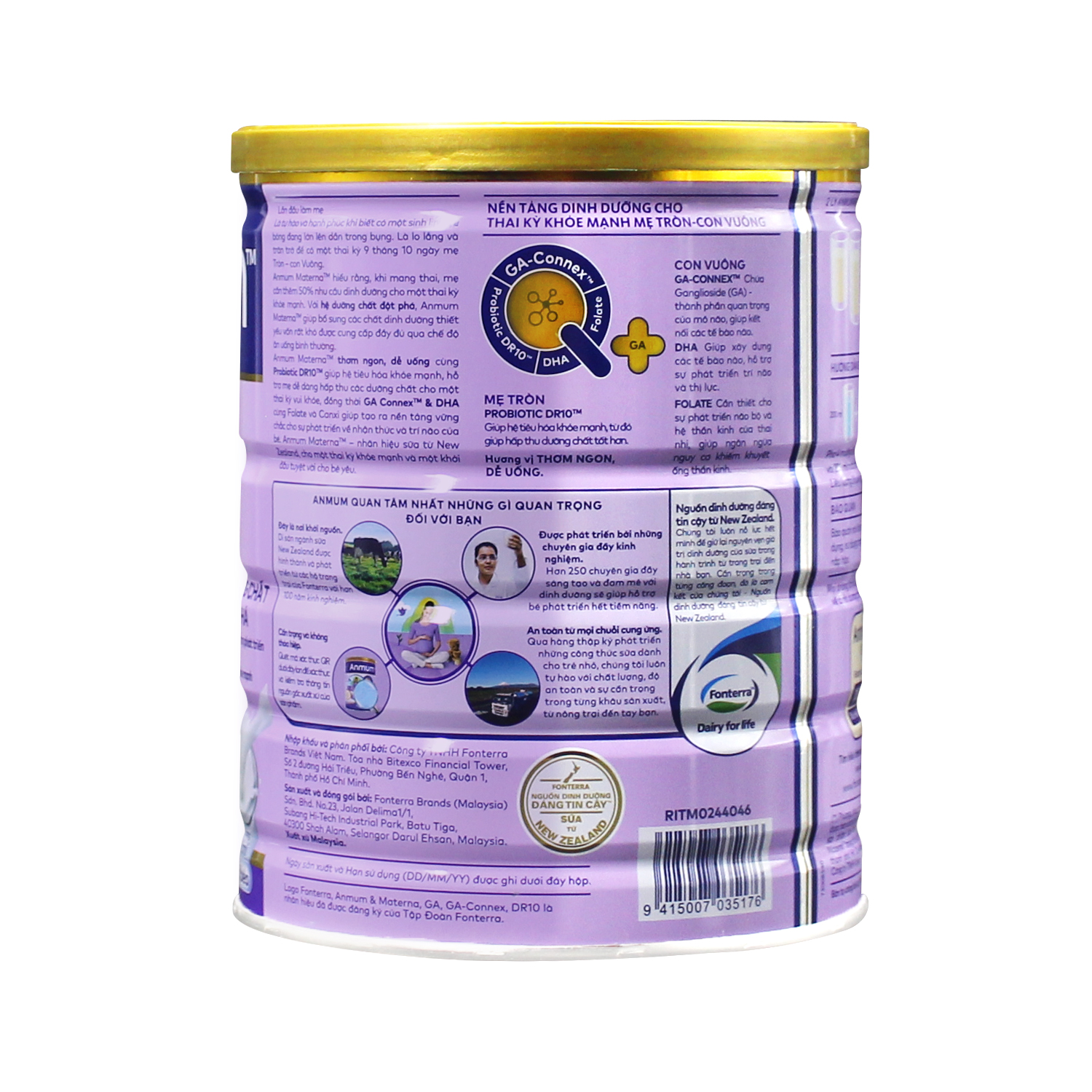 [Voucher giảm đến 26%]Sữa Bột Dành Cho Mẹ Bầu Anmum Materna Hương Vani 800G