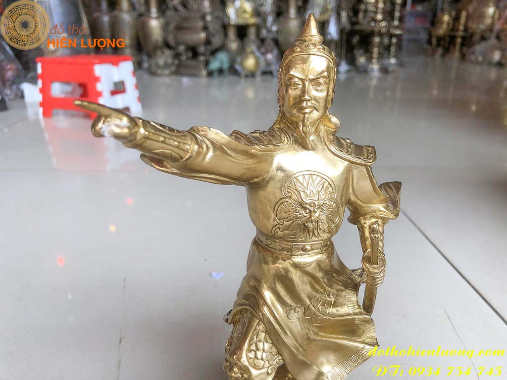 [0% installment] 25cm high gold copper hand carry state