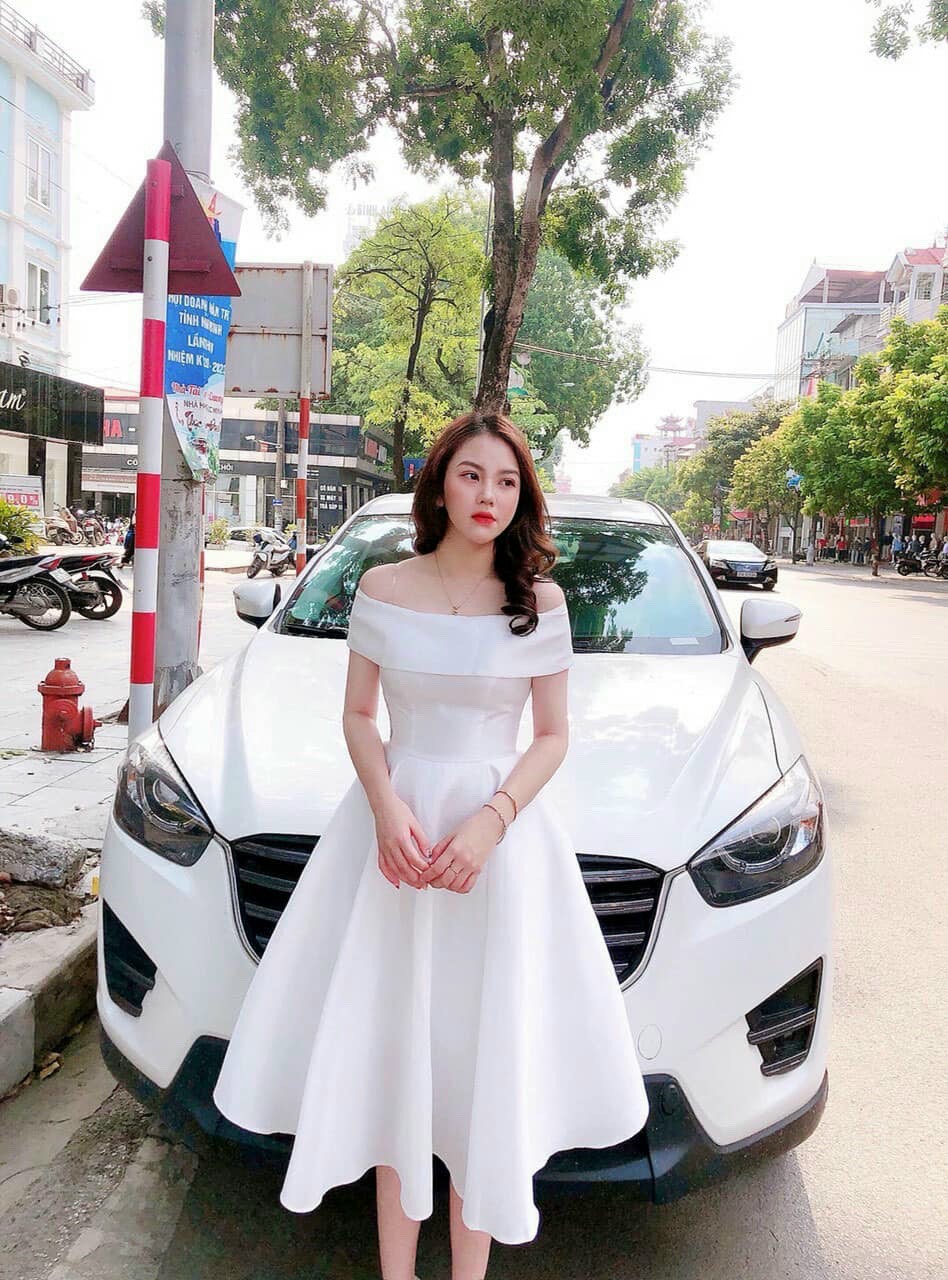 [Có ảnh thật] [Siêu sales][Có sẵn] ĐẦM TRẮNG TRỄ VAI GỢI CẢM