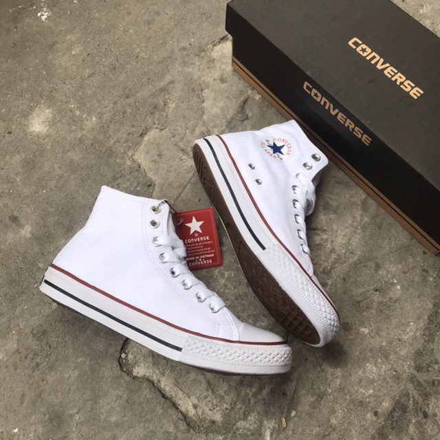 [Freeship từ 99k] Giày CV Classic Trắng cao cổ hàng VNXK