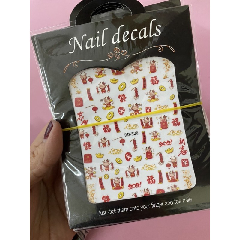 [HCM]STICKER TẾT SIÊU XINH CHUYÊN DỤNG CHO DÂN LÀM MÓNG