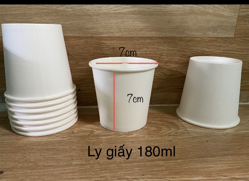 [HCM]LY GIẤY 180ml - (50 sản phẩm/1 túi)