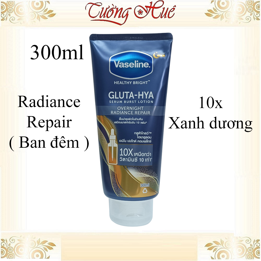 Dưỡng Thể Vaseline 10x Healthy Bright Gluta-Hya Serum Burst Lotion - 300ml ( Có lựa chọn )