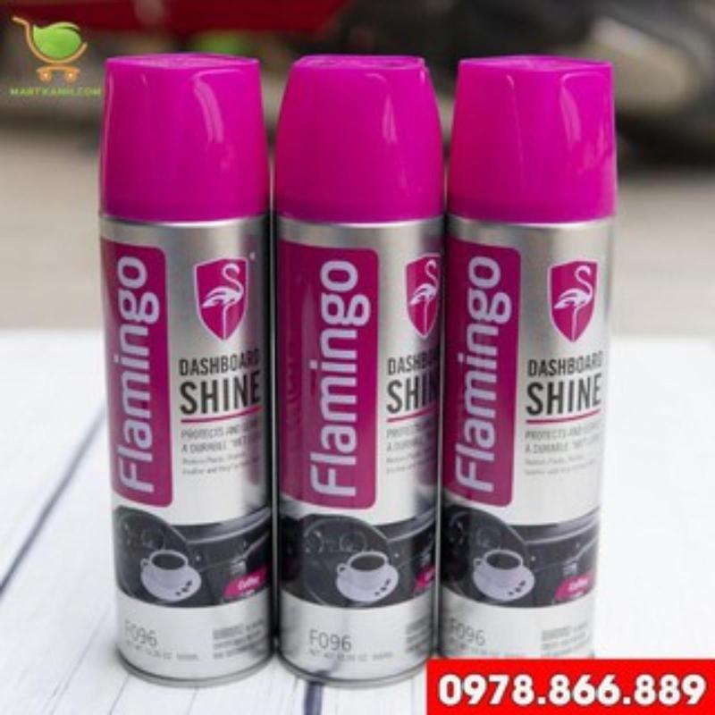Bình Xịt Dưỡng Bóng Nội Thất - Đồ Da Ô Tô Vị Cafe - Flamingo F096