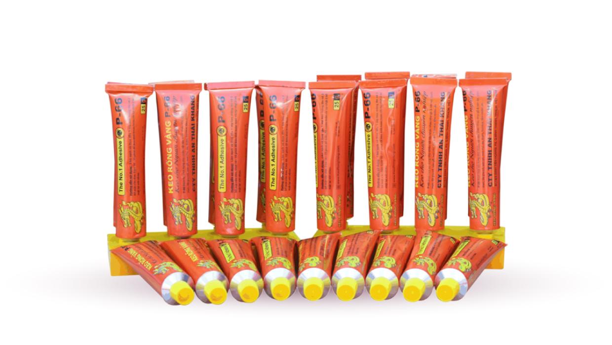 Golden Dragon Glue for Multi-Purpose Shoe and Slipper Stickers (1 Tube)