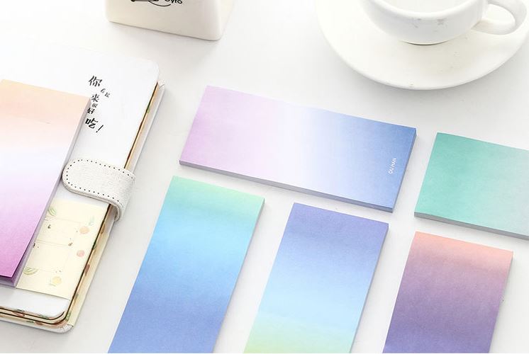 Giấy Ghi Chú Note Màu Pastel Nhiều Màu