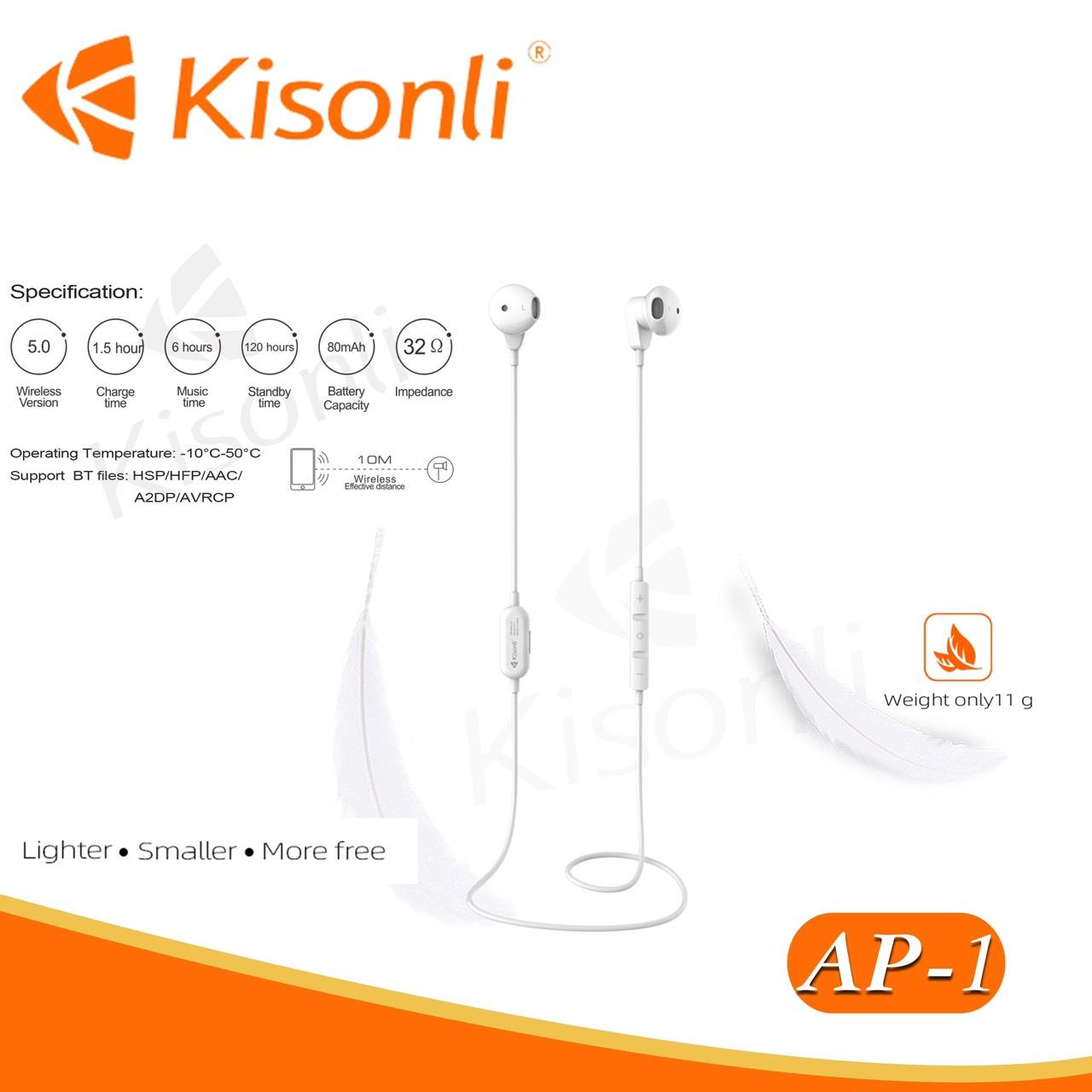 [HCM]Tai Nghe Bluetooth Kisonli  AP-1