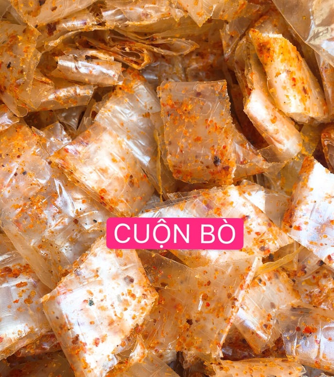 Bánh Tráng Cuộn Vị Bò - Siêu Ngon - 100G
