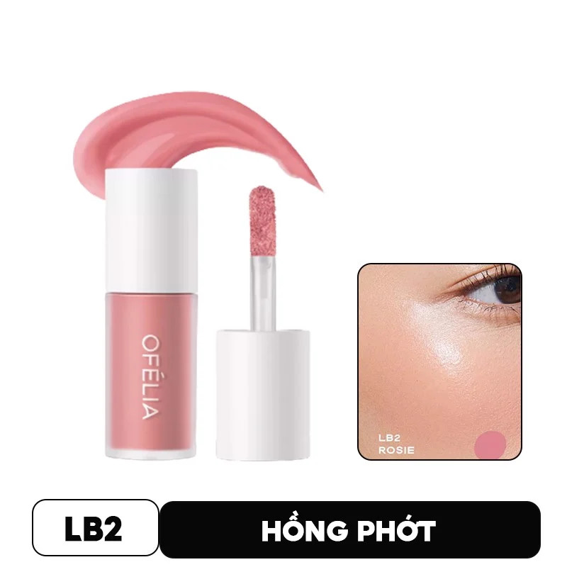 Má Hồng Dạng Kem OFÉLIA Lolli Liquid Blush - Ofelia Cho Đôi Má Hồng Xinh Xắn [LB01 - LB02 - LB03 - LB04 - LB05 - LB06]