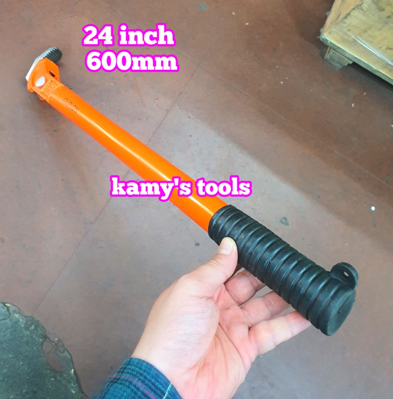 Mỏ Lết Răng Kẹp Nhanh Clip On Dài 450mm 600mm (Mỏ Lết Răng Đa Năng)