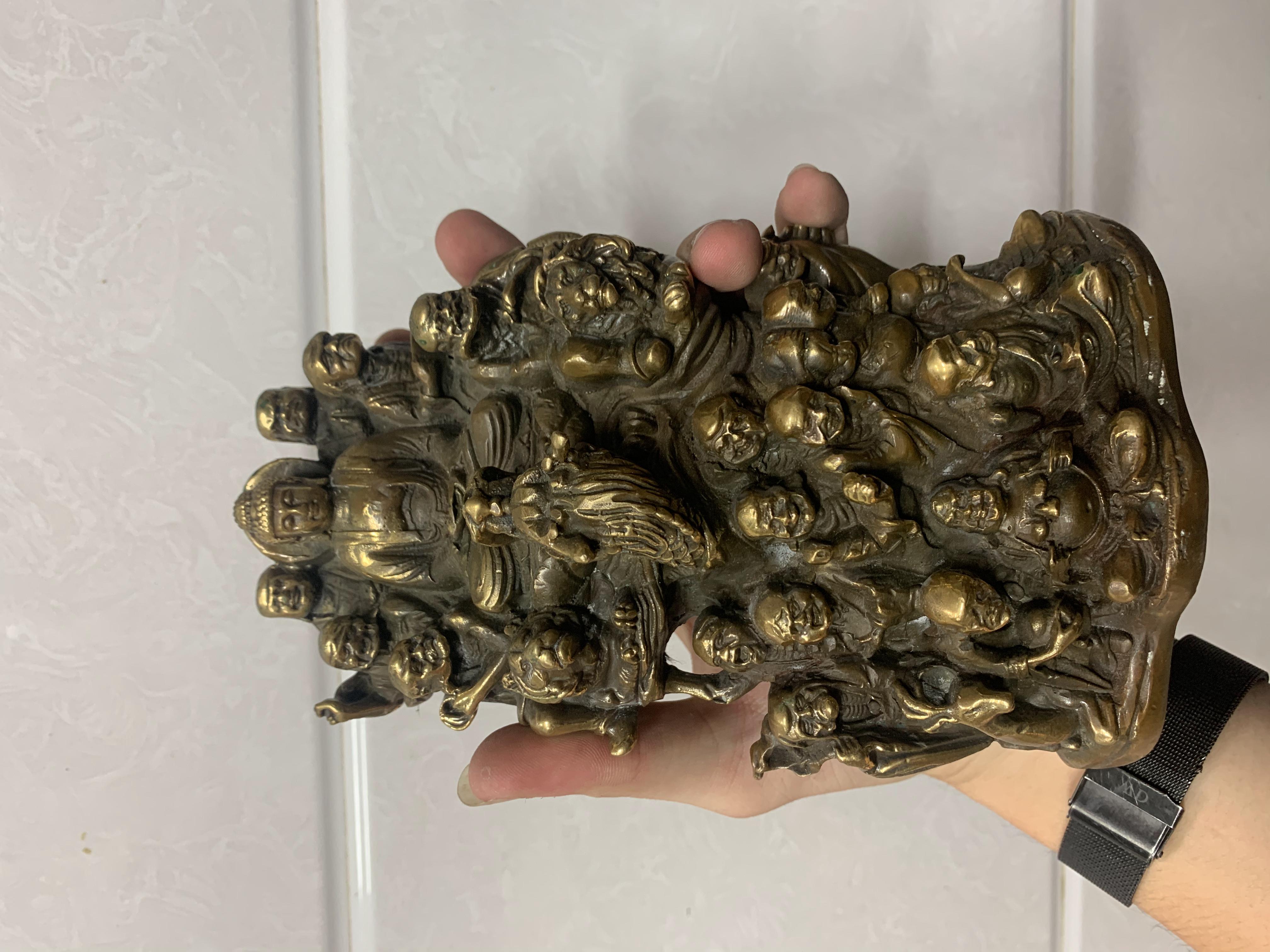 Thập bát la hán bằng đồng vật phẩm phong thuỷ