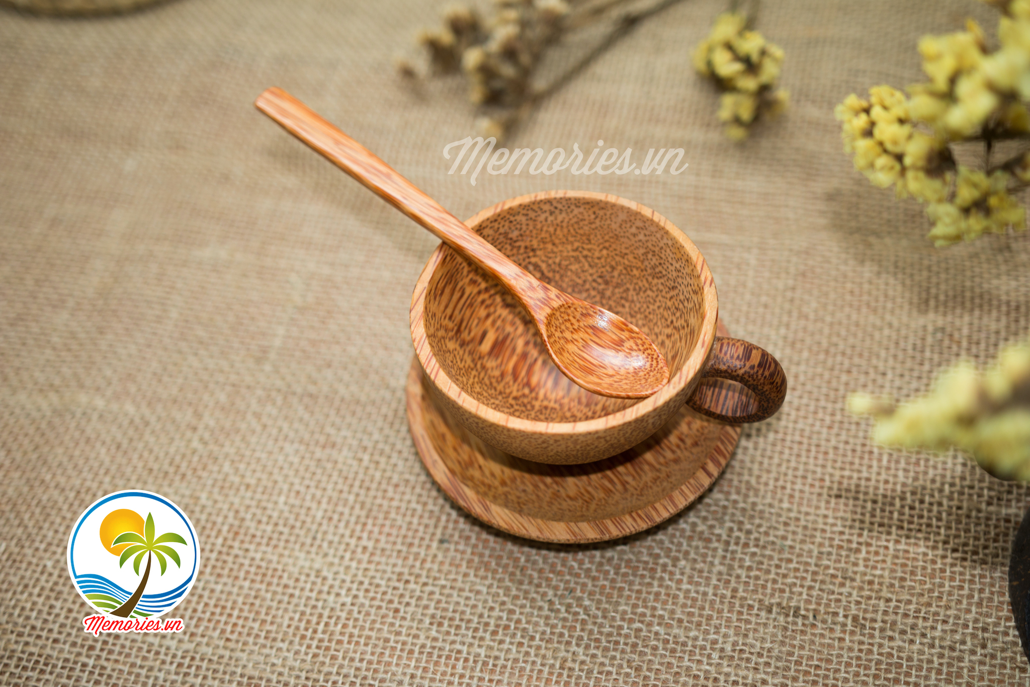 Bộ Ly, Tách Cafe Làm Từ Gỗ Dừa