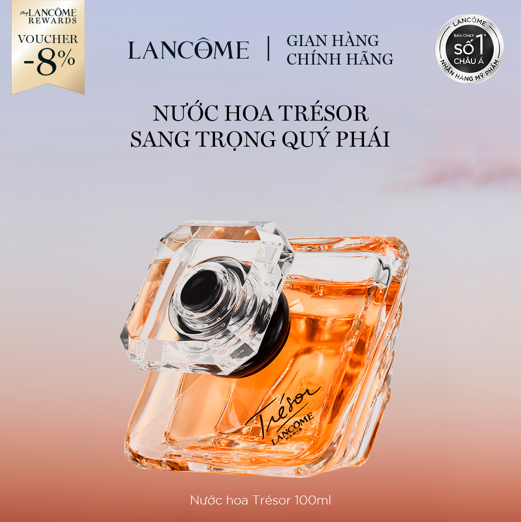 Nước hoa Lancome Tresor EDP 100ml Sang Trọng Quý Phái [Quà tặng kèm không hiển thị trong giỏ]