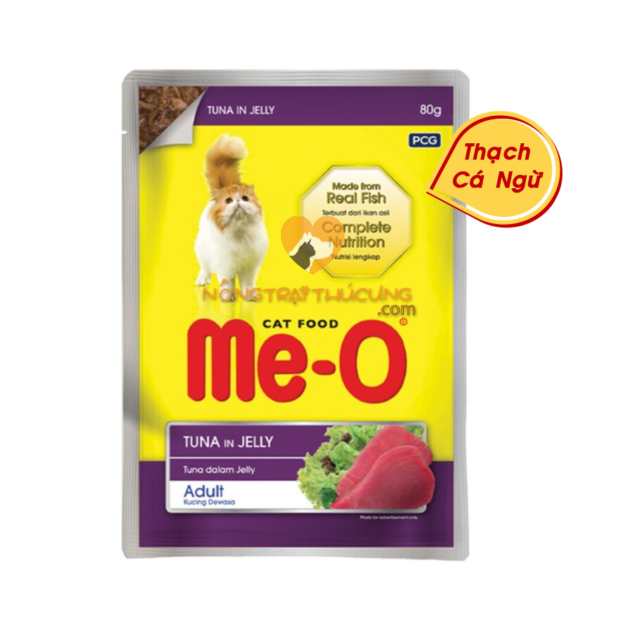 [ĐỦ 10 VỊ] Pate Cho Mèo Me-O Gói 80Gr - [Nông Trại Thú Cưng]