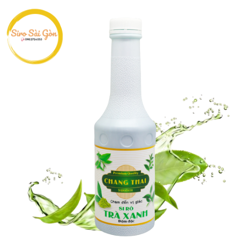 Siro Trà Xanh Chang Thai 1Lít - Matcha Siêu Ngon