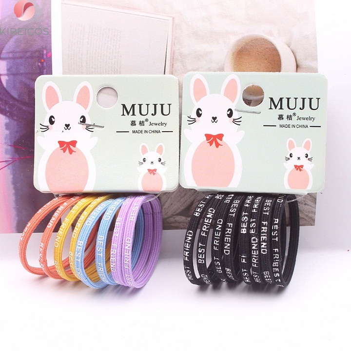[HCM]Set 8 Dây Cột Tóc Cho Bé Nhiều Màu - kireicos