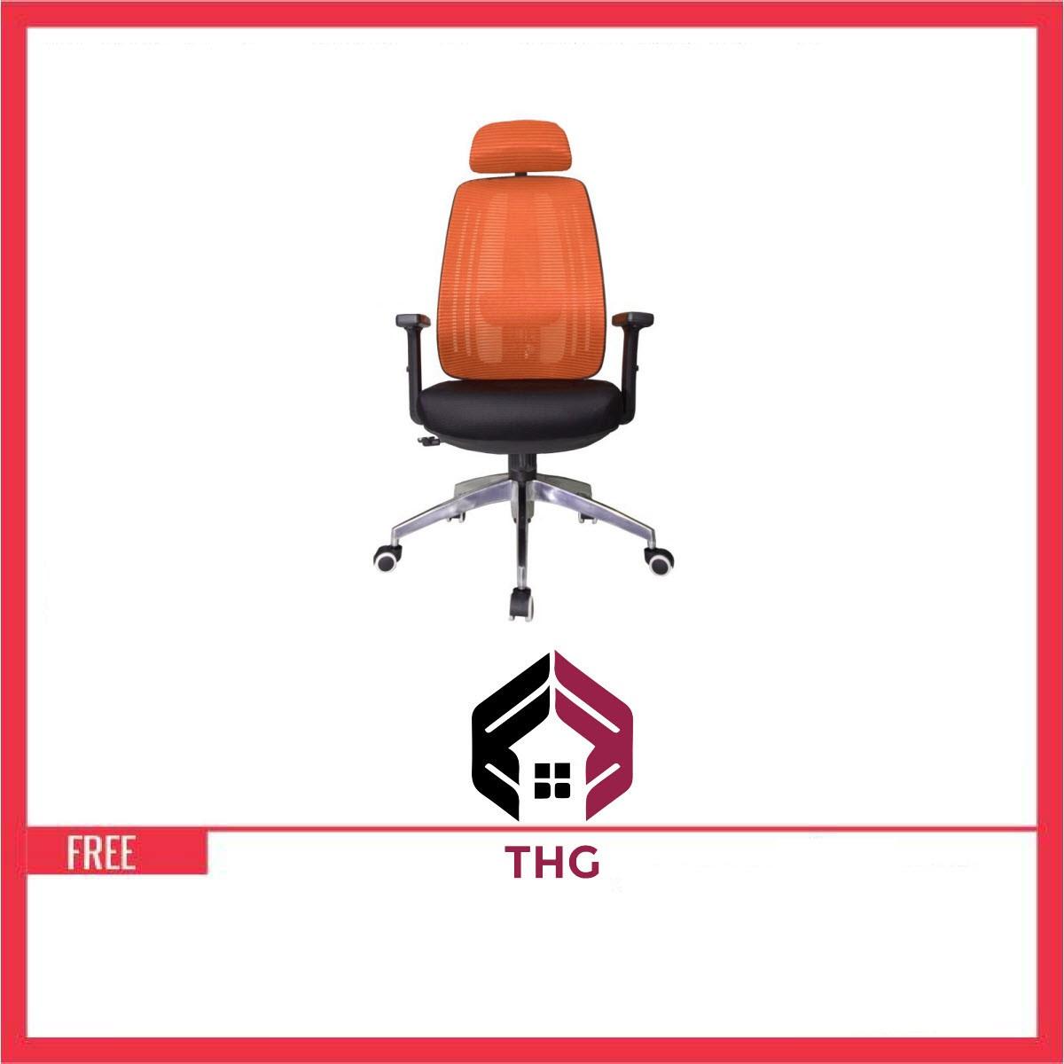 Ghế Dành Cho Giám Đốc Lưng Cao THG7533 (Cam)