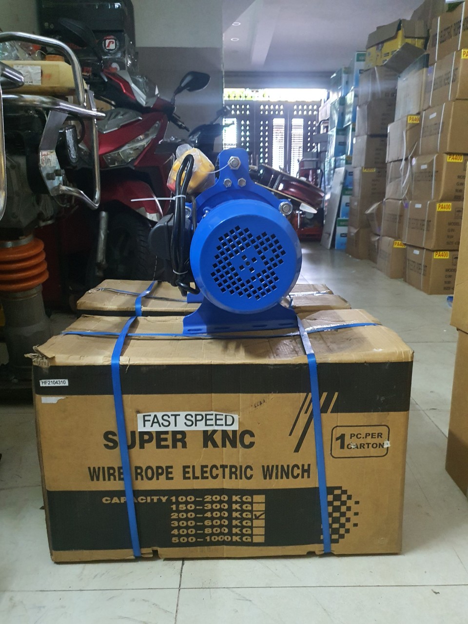 Tời mặt đất cao cấp 200/400 (22m/p)