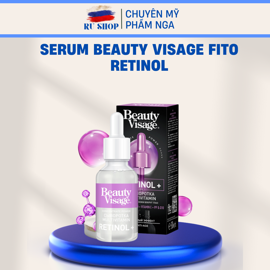 Serum Retinol Beauty Visage chống lão hóa, sáng đều màu da 30ml