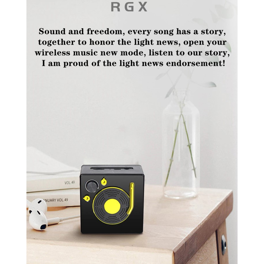 Loa Bluetooth Mini Phong Cách Retro LS400, Bluetooth 5.0, Hỗ Trợ Thẻ Nhớ